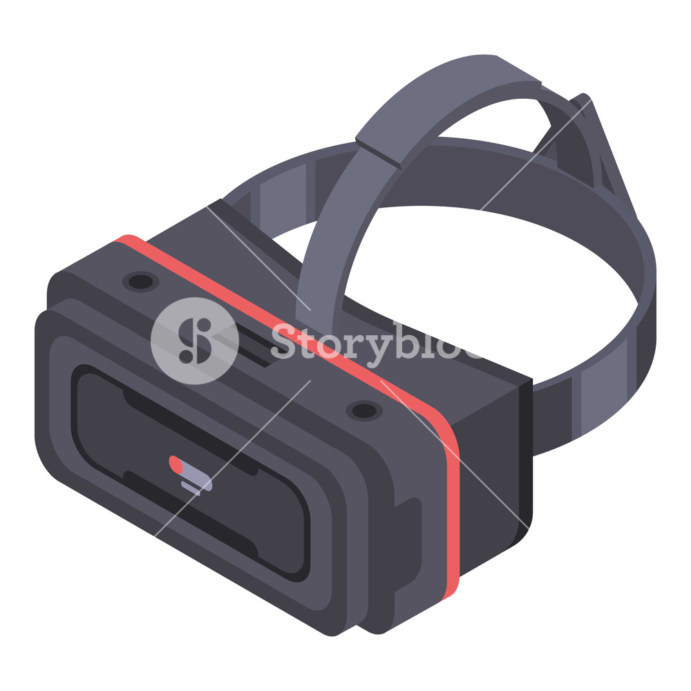 1000x1000 Modern Vr Goggles Icon Isometric Of Modern Vr Goggles Vector Icon