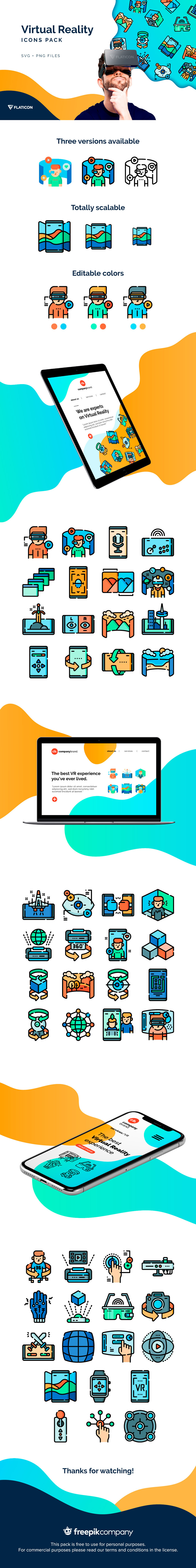 850x6783 Freebie Virtual Reality Icon Pack