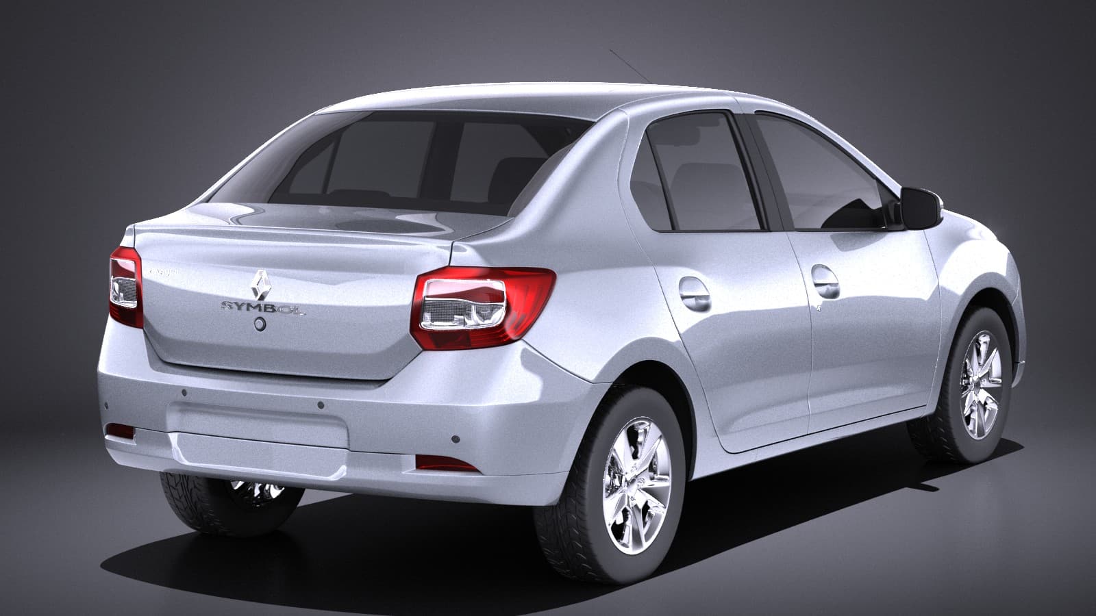 1600x900 Renault Symbol Vray Model