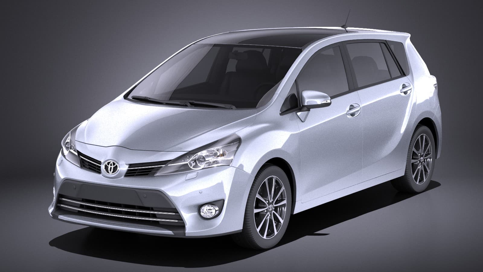 1600x900 Toyota Corolla Verso Vray Model