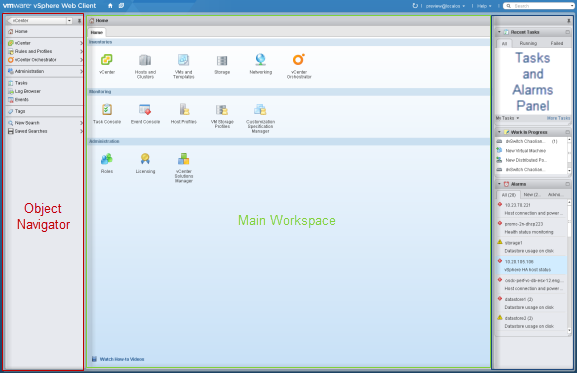 577x373 Overview Of The Vsphere Web Client User Interface