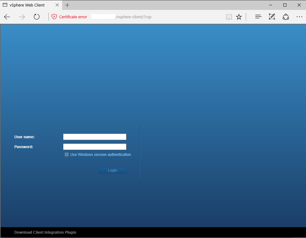985x768 Vsphere Web Client Download Problem Solved