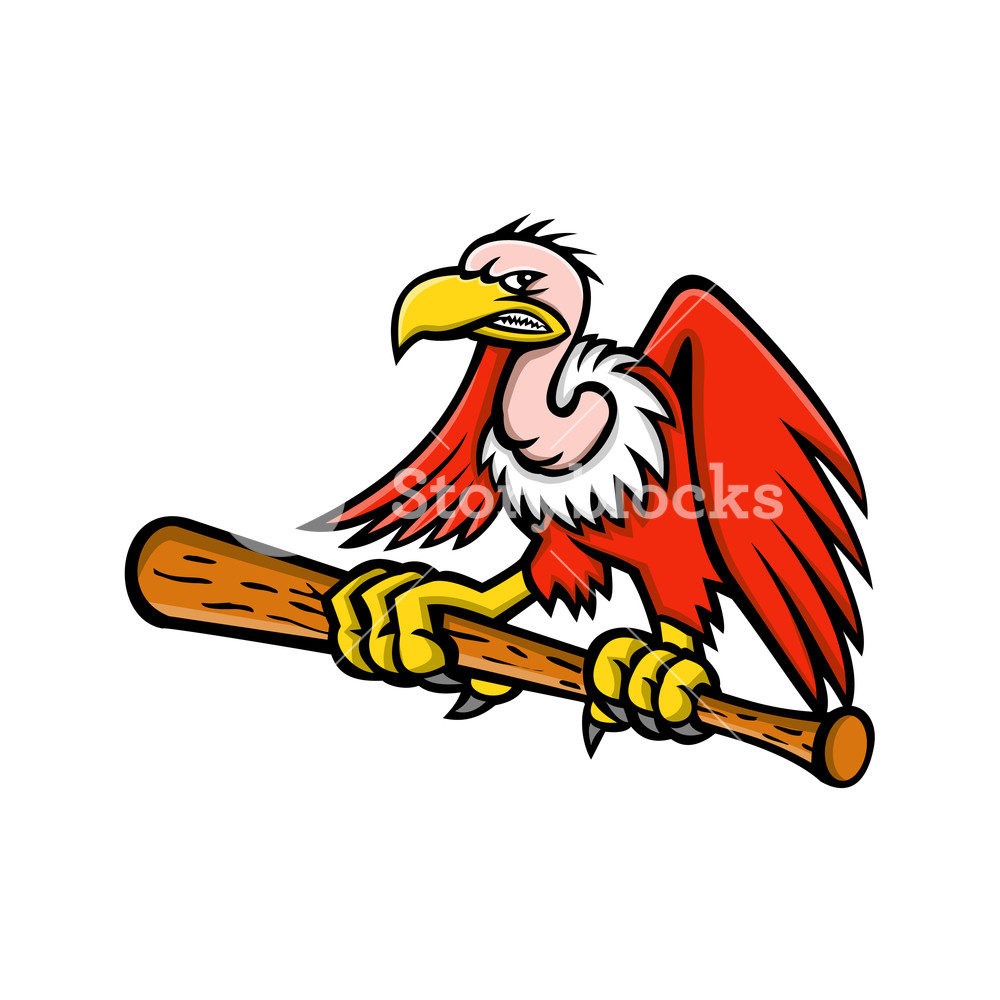 1000x1000 Mascot Icon Illustration Of A Californian Or Andean Condor