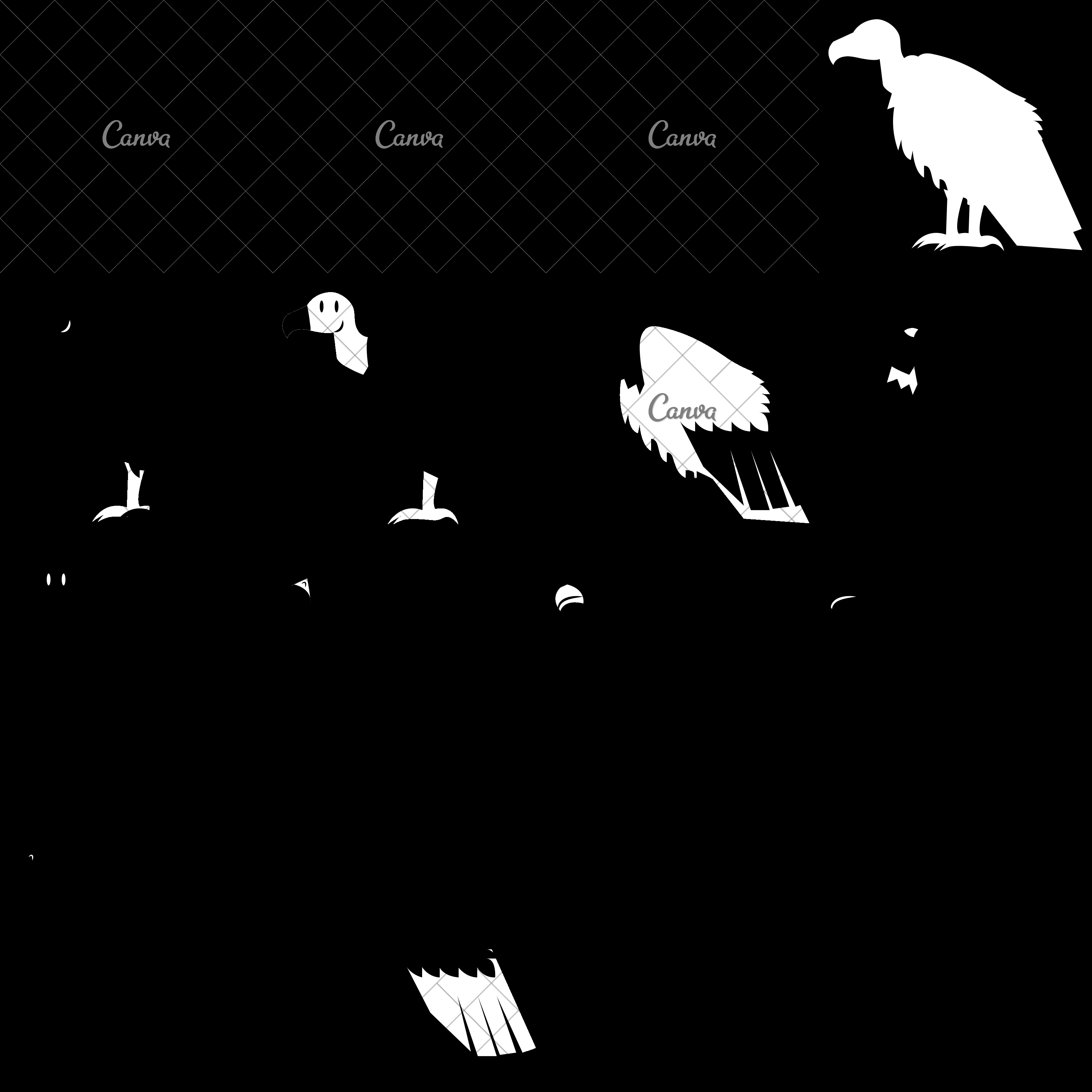 3200x3200 Cartoon Vulture Icon