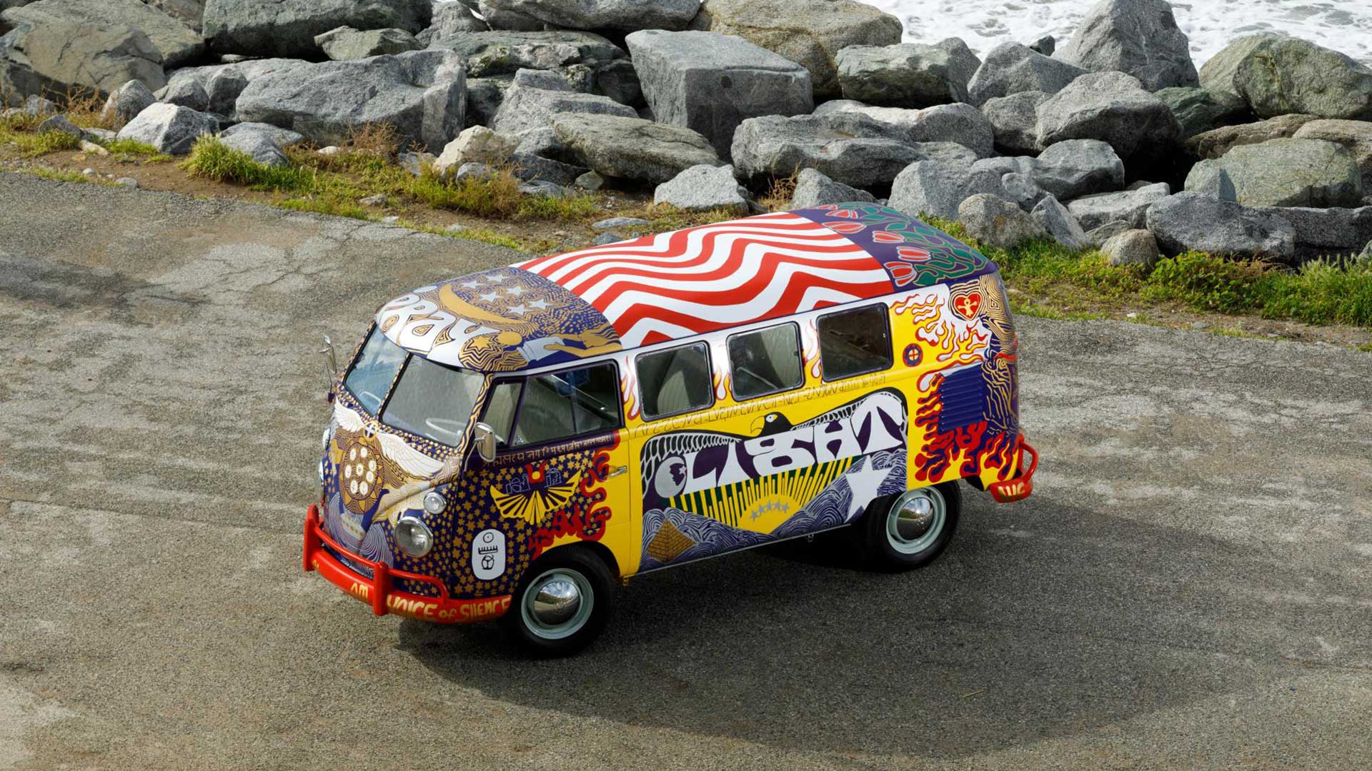 1920x1080 Vw Bus Gets Psychedelic Paintjob To Recreate A Icon Jesus