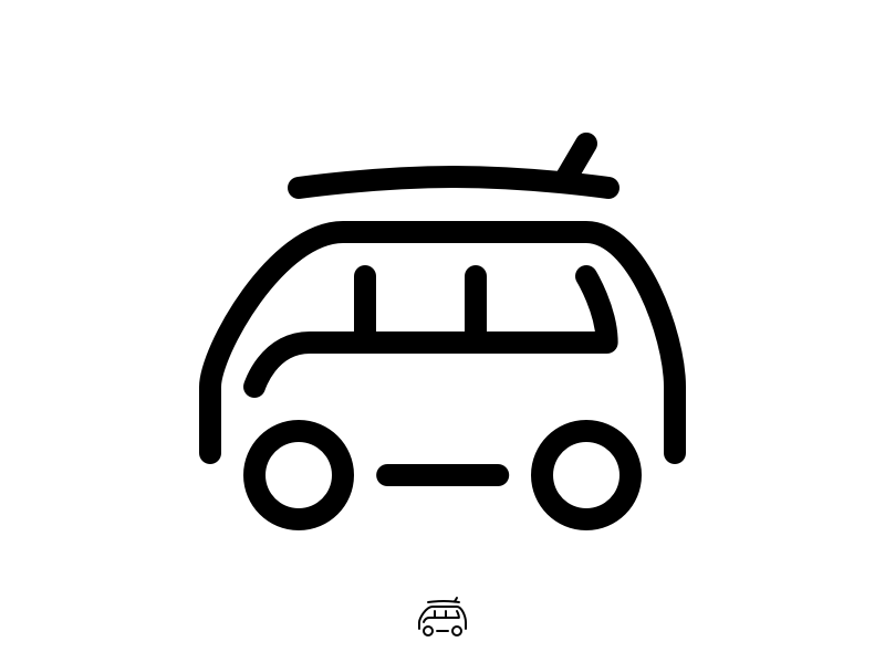 800x600 Icon Vw Surf Van Monoline
