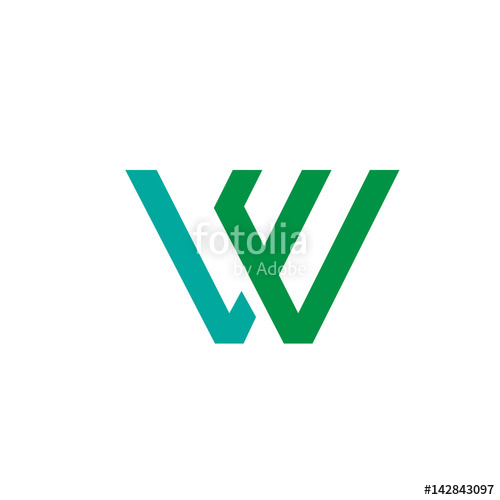 500x500 Logo Green Initial Vw Icon Stock Photo And Royalty Free Images