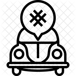 256x256 Vw Icon Of Line Style