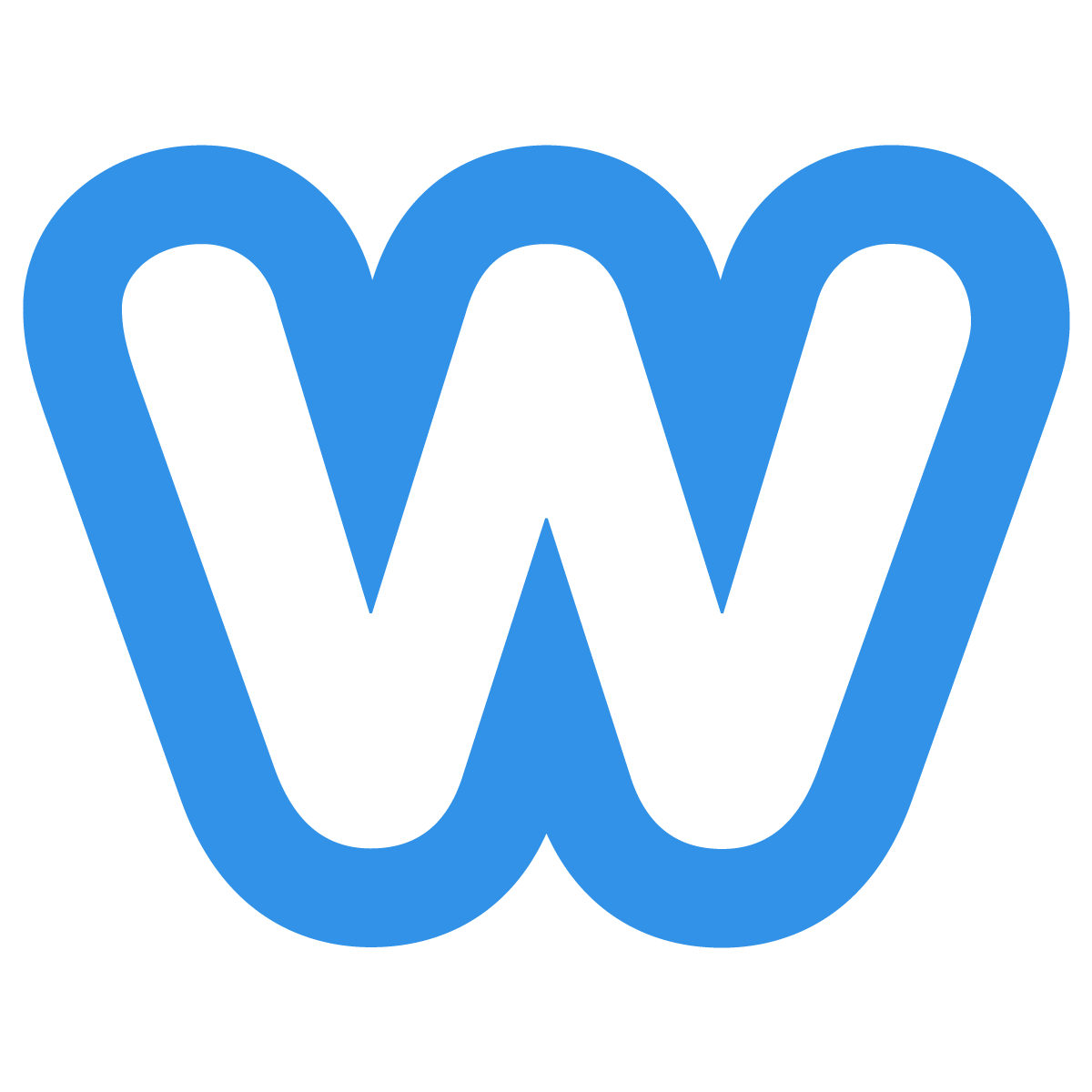 1200x1200 Weebly W Icon Vector Logo Free Vector Silhouette Graphics