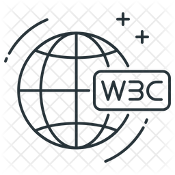 256x256 Semantic Web Icon Of Line Style