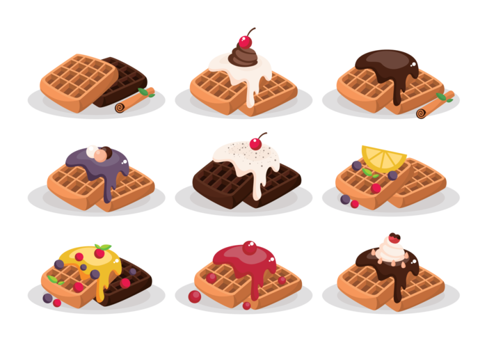 700x490 Waffle Free Vector Art