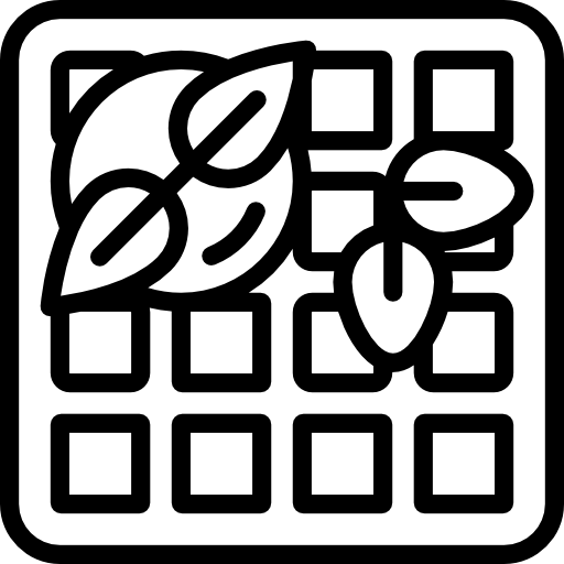 512x512 Belgian Waffle Icons Free Download