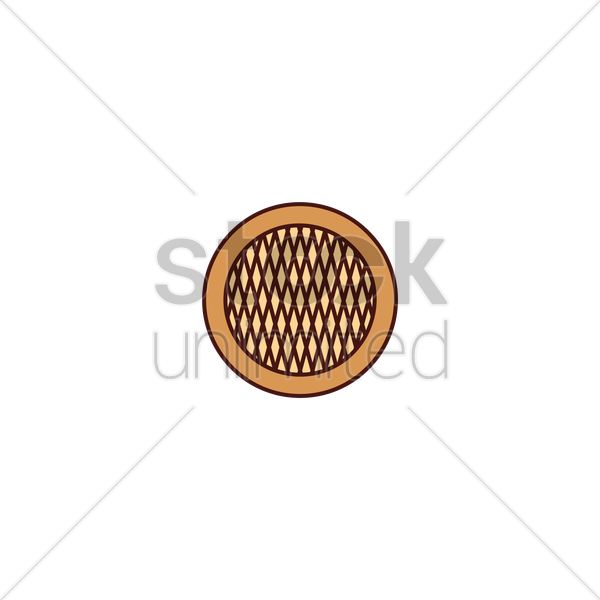 600x600 Waffle Icon Vector Image