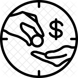 256x256 Salary Per Hour Icon Of Line Style