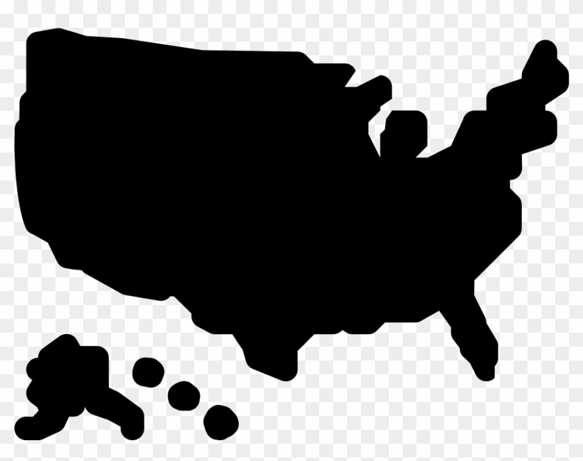 840x665 Usa Map Filled Icon