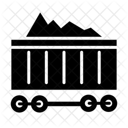 256x256 Wagon Icon Of Glyph Style