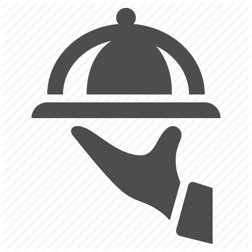 512x512 Hand, Platter, Restaurant, Serving, Waiter Icon
