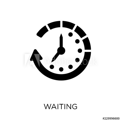 500x500 Waiting Icon Waiting Symbol Design From Time Managemnet