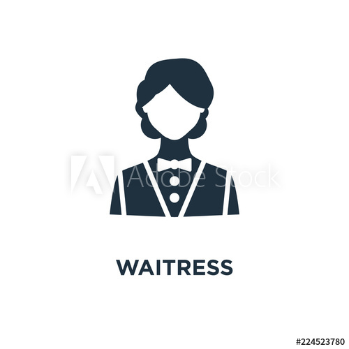500x500 Waitress Icon