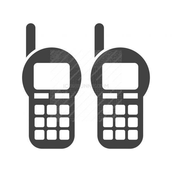 600x600 Walkie Talkie Glyph Icon