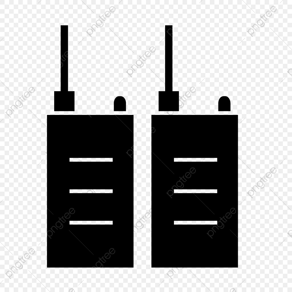 1024x1024 Vector Walkie Talkie Icon, Mobile, Phone, Transceiver Png