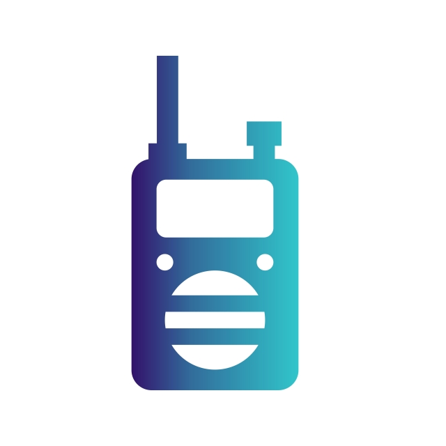 640x640 Vector Wireless Icon, Walkie Talkie Icon, Phone, Wireless Png
