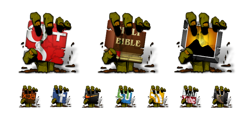 792x400 So Walking Dead Icons! Tha Phlash