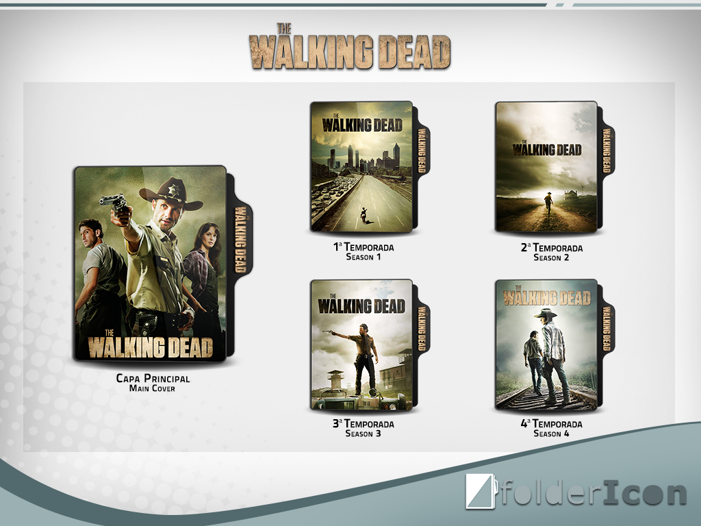 1024x768 The Walking Dead Icon Pack