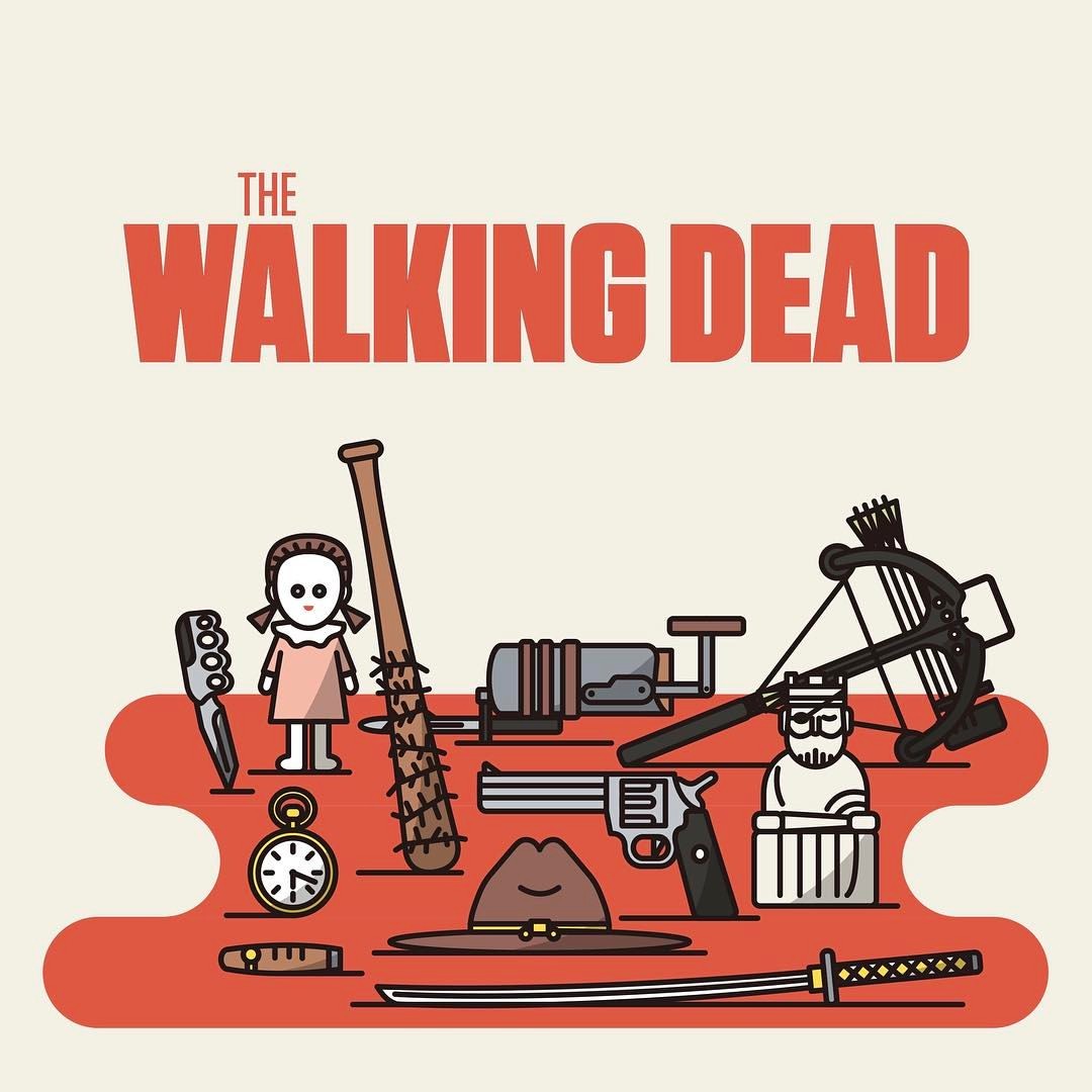1080x1080 Eatsleepdraw The Walking Dead Icon Illustration Tumblr