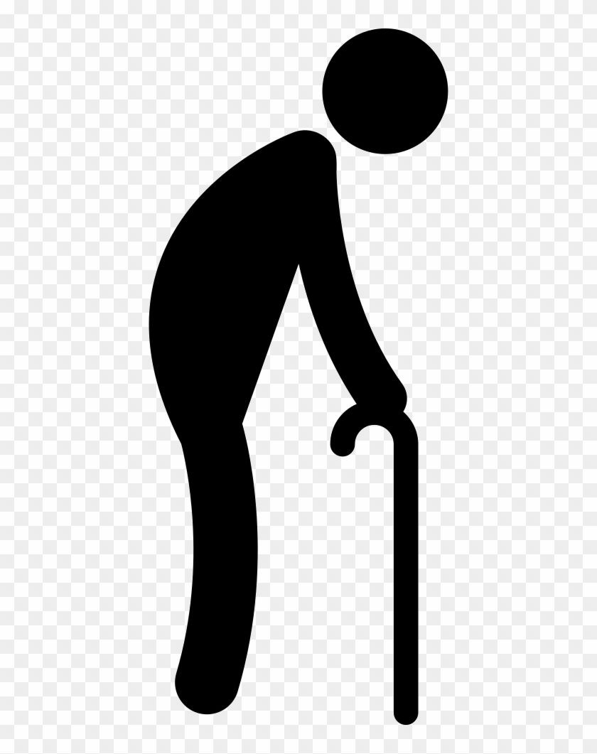 840x1061 Old Man Walking With A Crutch Comments