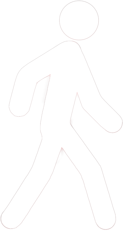 423x793 Hd The Notification Icon Walking Icon Png