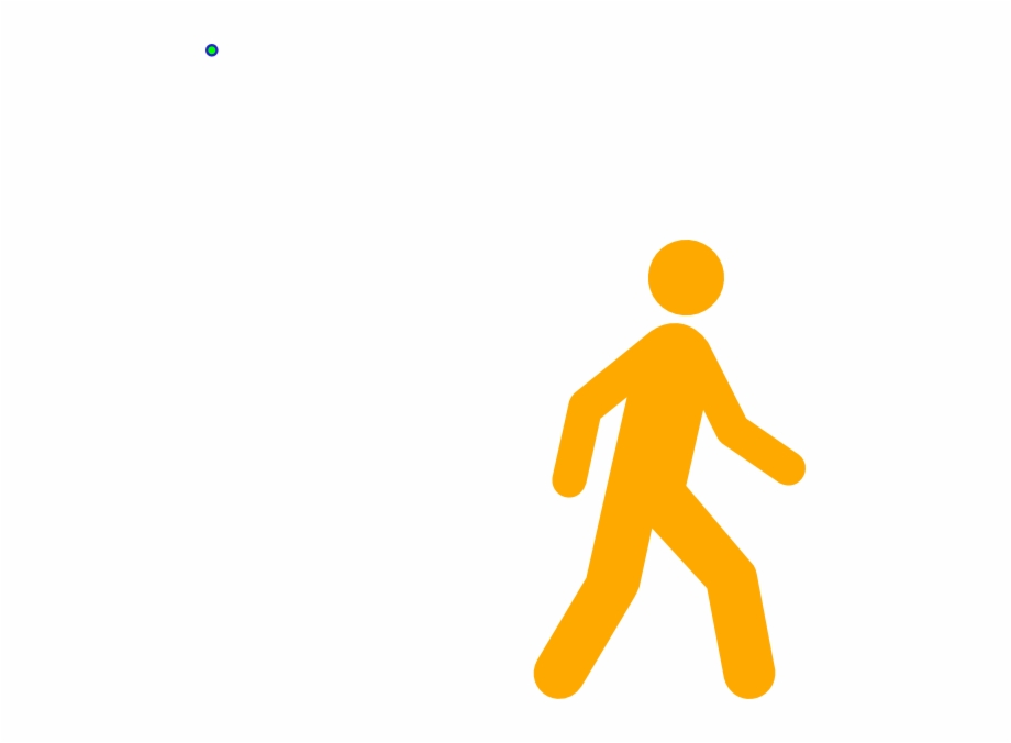 920x676 Yellow Walking Man Clip Art