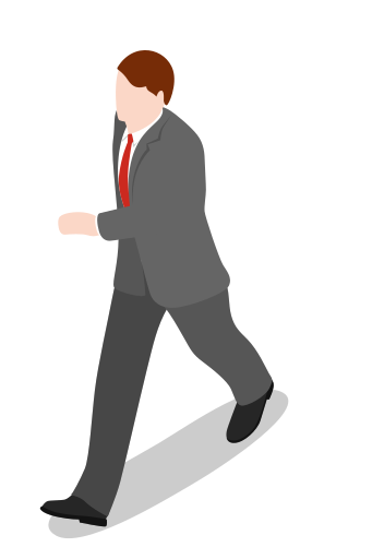 341x512 Executive, Walking, People, Man Icon Free Of City Basic