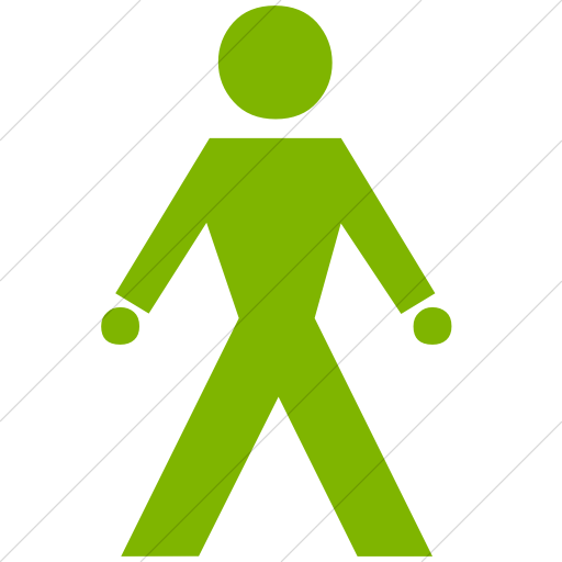 512x512 Iconsetc Simple Green Classica Walking Man Icon