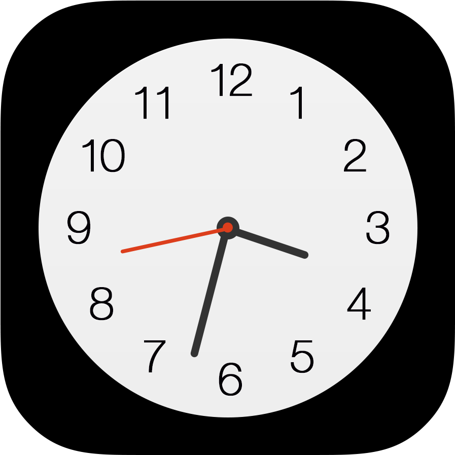 897x897 Hd Clock Icon
