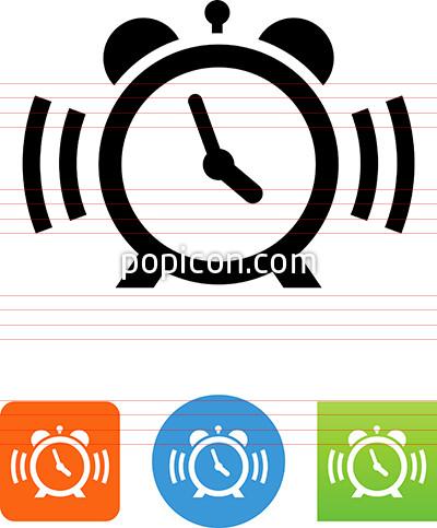 400x483 Ringing Alarm Clock Icon