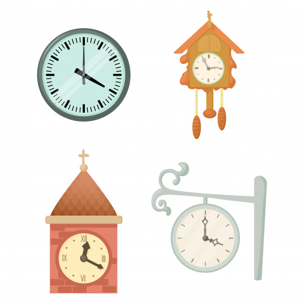 626x626 Wall Clock Icon Set Vector Premium Download