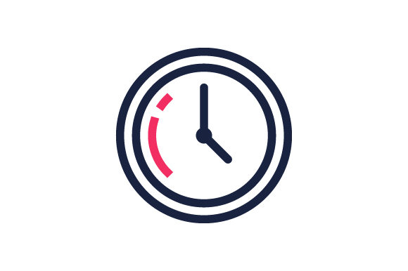 580x386 Clock Icon Graphic