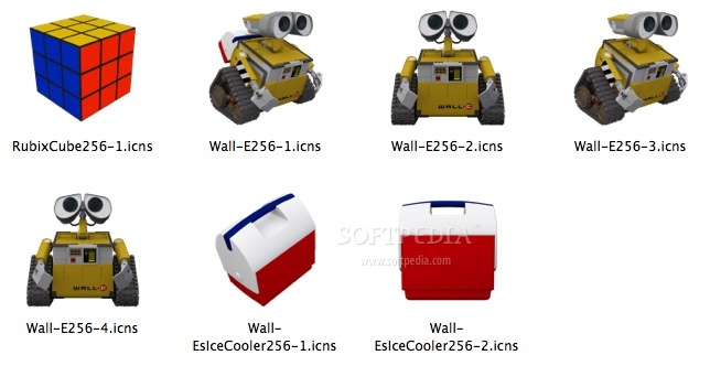 644x332 Wall E Icons Set Mac