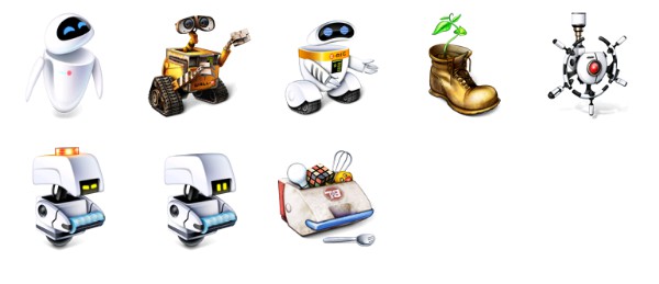 600x259 Wall E Icons Free Icon Packs Ui Download