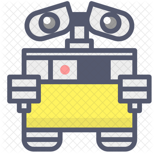 512x512 Wall E Icon Of Colored Outline Style