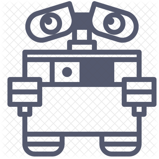 512x512 Wall E Icon Of Line Style