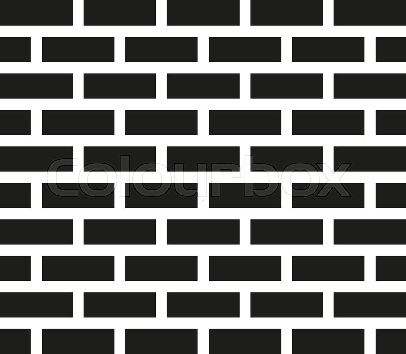 800x698 Brick Wall Icon Building And Stock Vector Colourbox