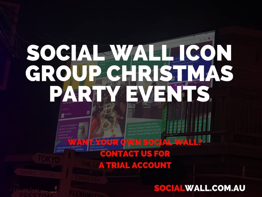 1024x768 Social Wall Icon Group Christmas Party Events