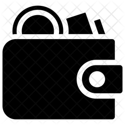 256x256 Wallet Icon Of Glyph Style