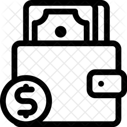 256x256 Wallet Icon Of Line Style