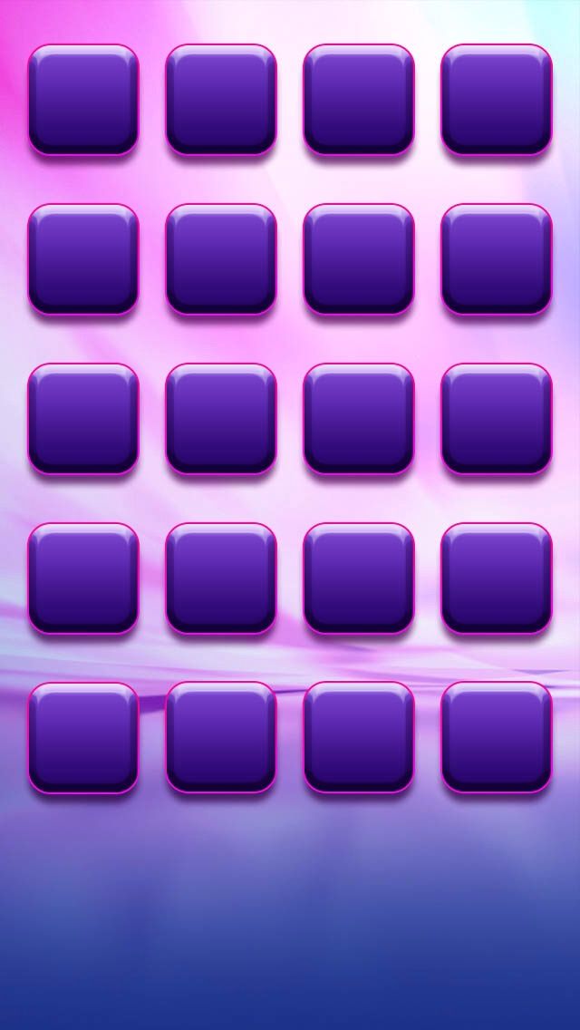 640x1136 Purple And Pink Icon Wallpaper Shelf And Icon Wallpapers