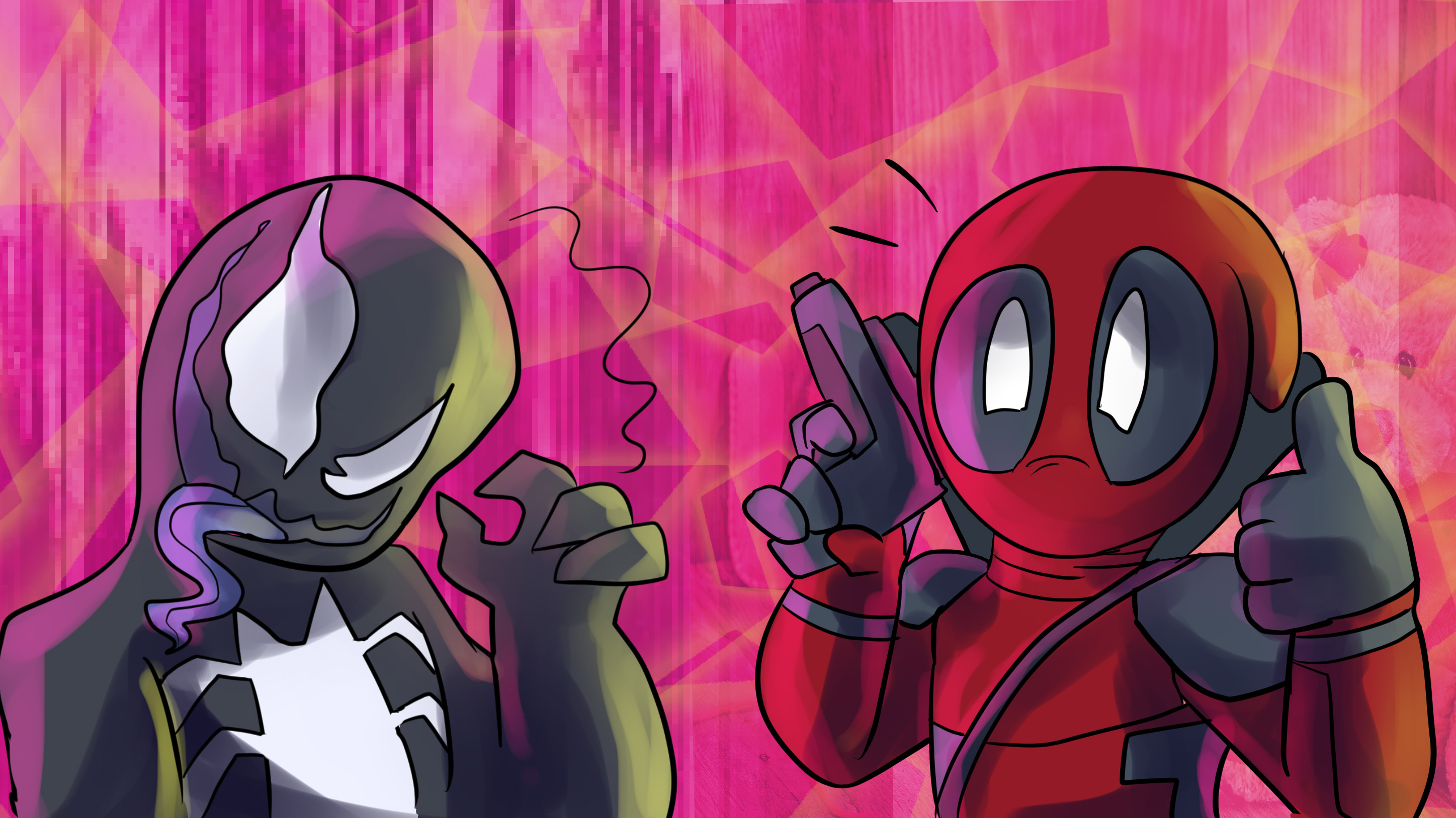 2895x1628 Venom Deadpool Marvel Icon Art, Hd Superheroes, Wallpapers