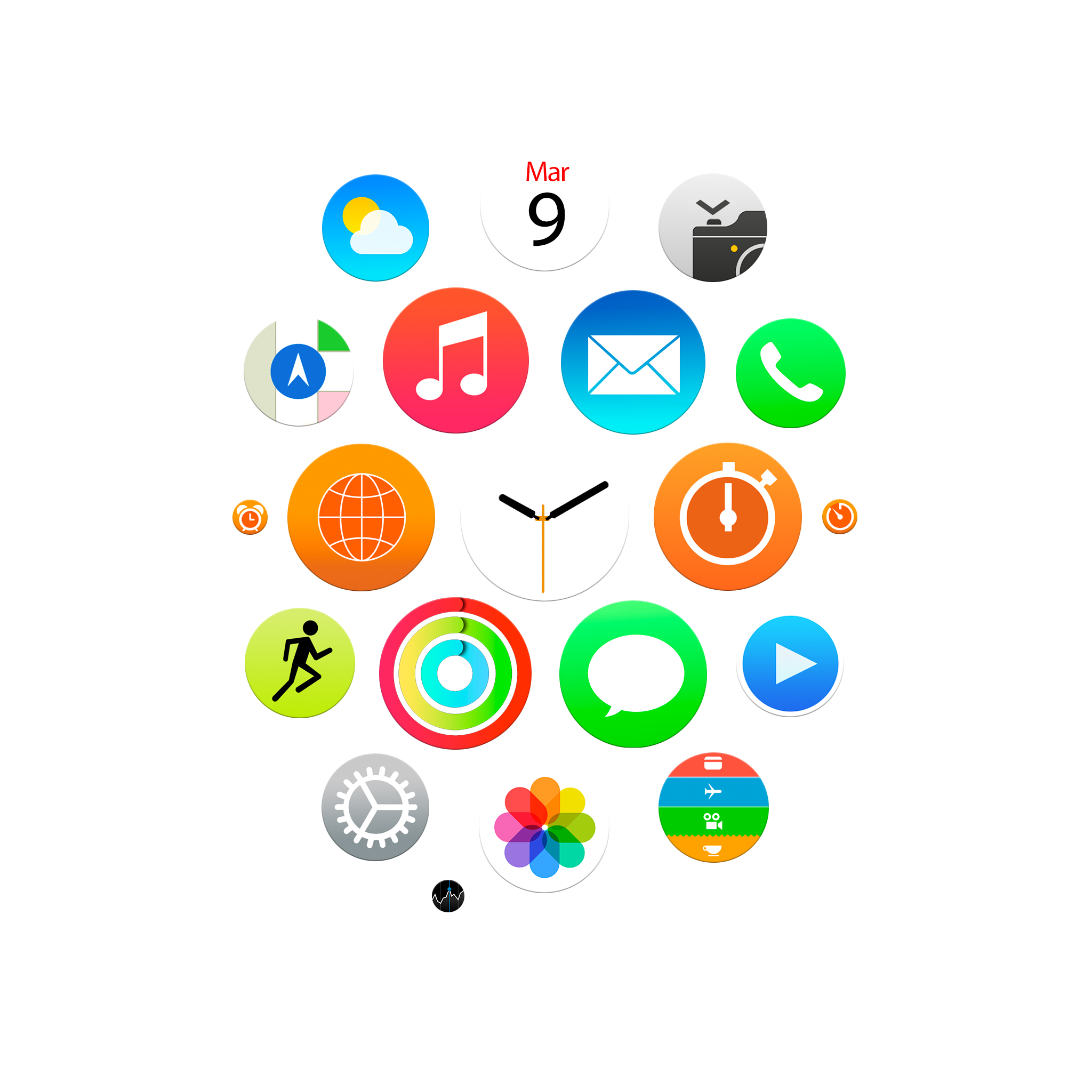 2048x2048 Apple Watch App Icons Wallpapers For Iphone, Ipad, And Desktop