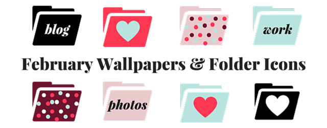 640x250 Free February Wallpapers Folder Icons A Video Tutorial Diy